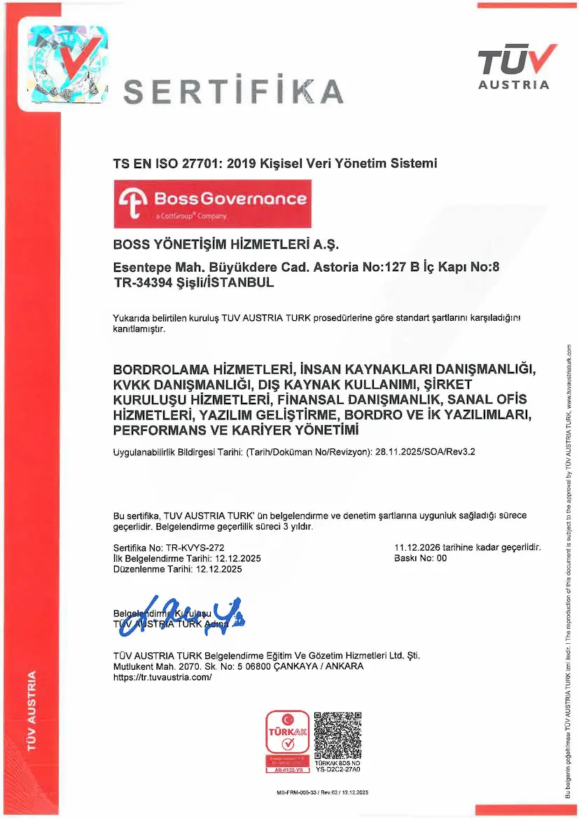 Bordromat - ISO 27701 Bordromat - ISO 27701